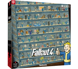 Good Loot Fallout 4 Perk Poster Gaming Puzzle 1000 elementów