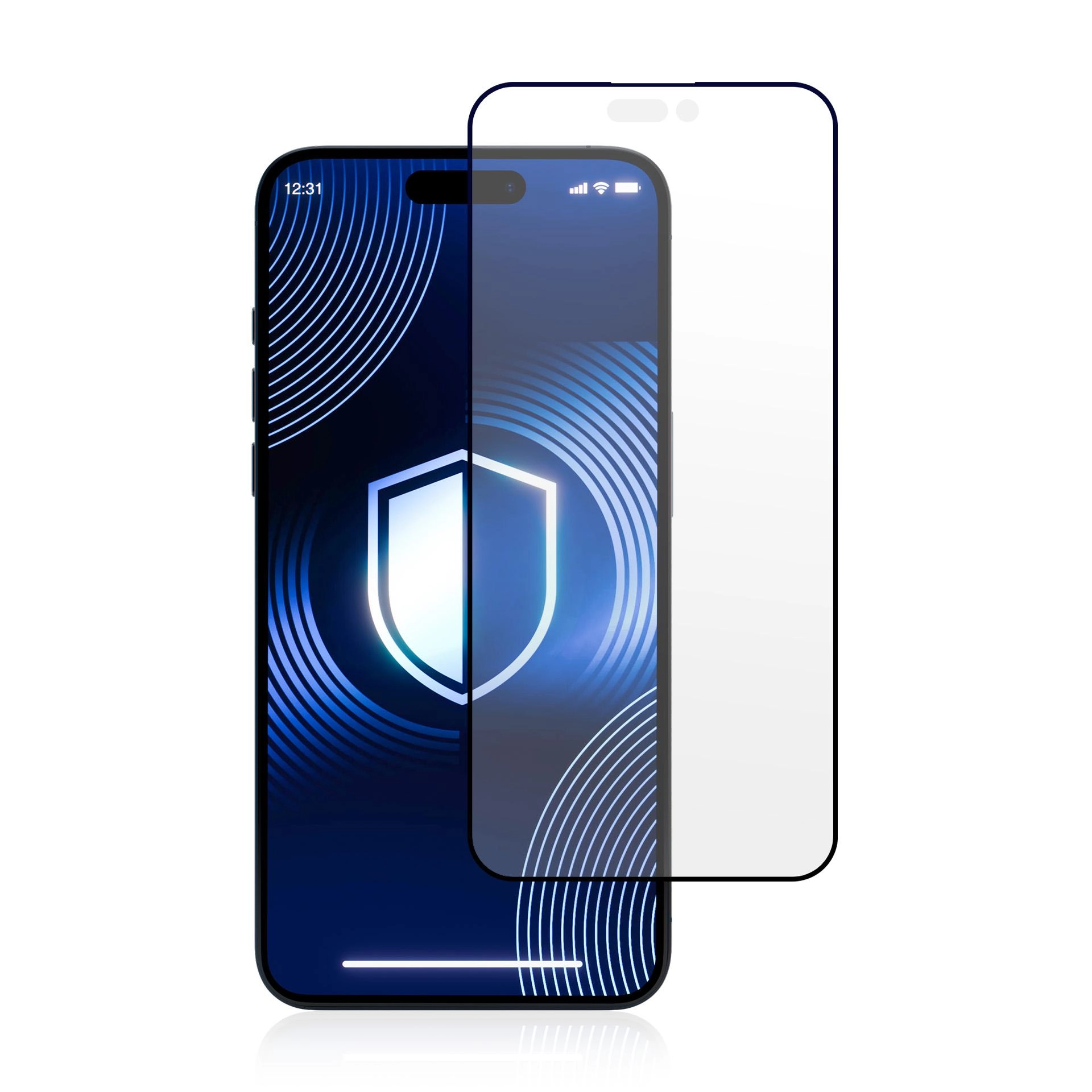 Szkło hartowane 3mk HardGlass Matt Max do iPhone 16 Plus