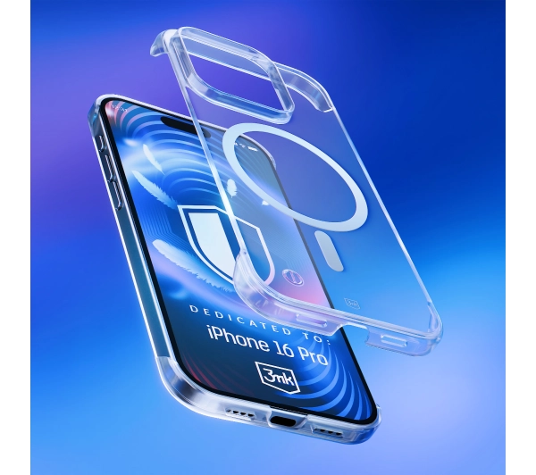 3mk Just20g MagCase do iPhone 16 Pro Przezroczysty