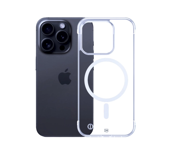 3mk Just20g MagCase do iPhone 16 Pro Przezroczysty
