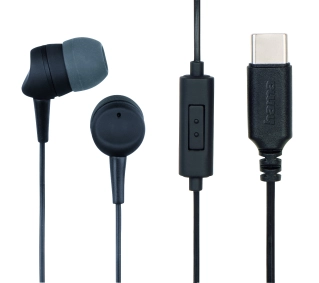 Hama SEA II  Dokanałowe SEA II USB-C Czarny