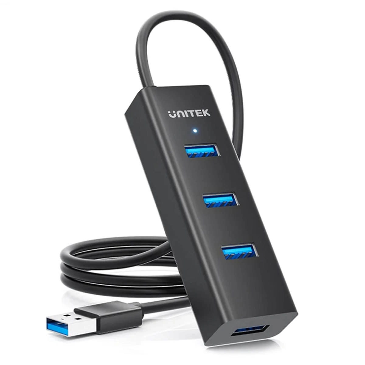 Hub USB Unitek Y-3089V01 USB-A 5Gbps Czarny