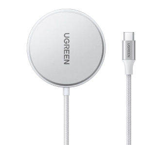 Ładowarka indukcyjna UGREEN Qi2 W703 MagSafe 15W dla urządzeń iOS Biały