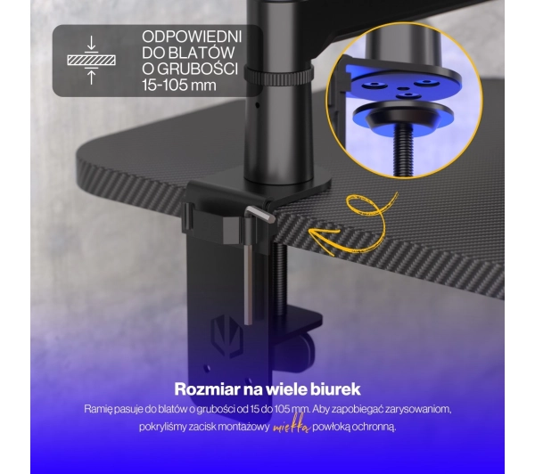 Endorfy EY0A009 Broadcast Low Profile Boom Arm