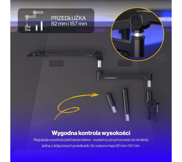 Endorfy EY0A009 Broadcast Low Profile Boom Arm