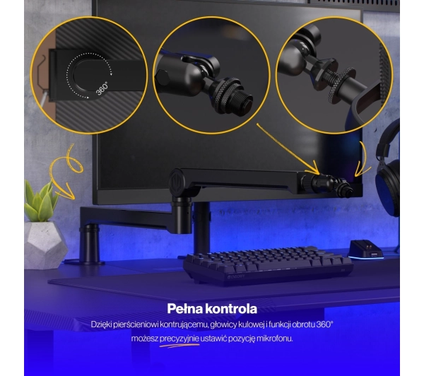 Endorfy EY0A009 Broadcast Low Profile Boom Arm