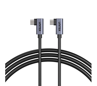 Kabel Unitek USB-C do USB-C PD 100W 0,5m Czarny