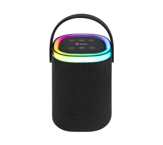 Głośnik Bluetooth Tracer Stripe XL TWS BT RGB 10W Radio FM Czarny