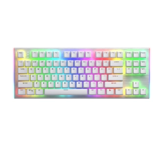 Klawiatura mechaniczna Hator Gravity X TKL Aurum Orange Linear Biały