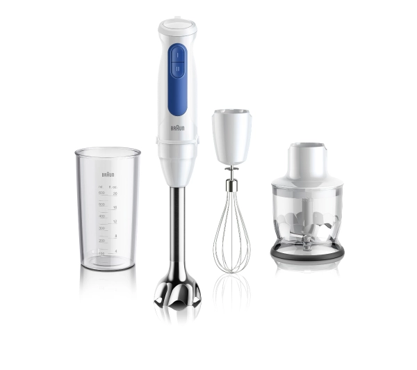 Blendery - Braun MultiQuick 3 MQ30.202M 900W Rozdrabniacz Końcówka do ubijania