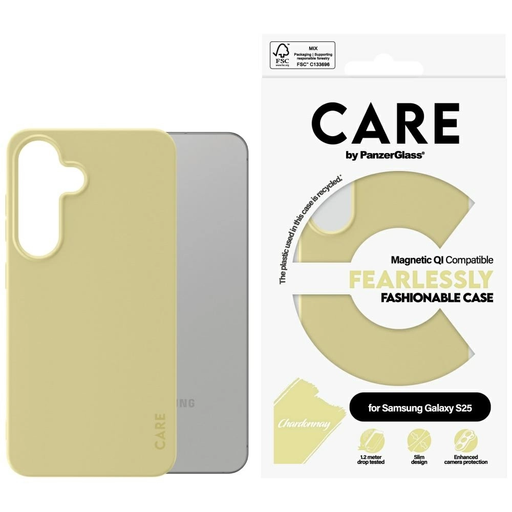 Etui PanzerGlass CARE by Fashion QI do Galaxy S25 Szampański
