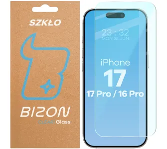 Szkło hartowane Bizon Clear 2 do iPhone 16 Pro/17/17 Pro/18 Pro