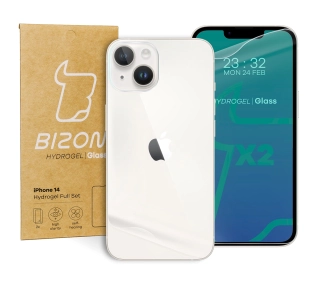 Bizon na tył i przód Hydrogel do iPhone 14