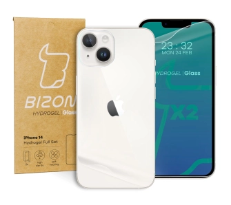 Folia hydrożelowa Bizon na tył i przód Hydrogel do iPhone 14