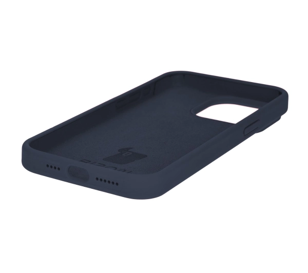 Bizon Silikonowe Soft do iPhone 15 Pro Max Ciemno-niebieski