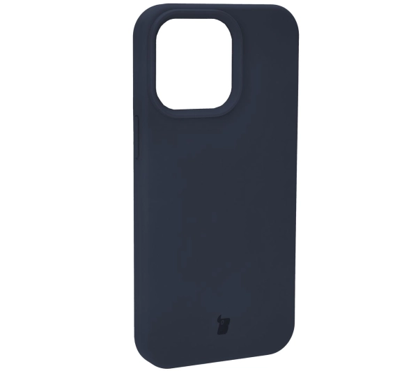 Bizon Silikonowe Soft do iPhone 15 Pro Max Ciemno-niebieski