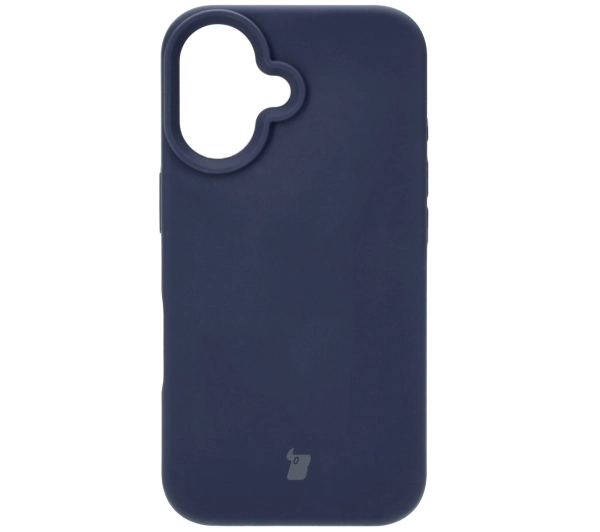 Bizon Silikonowe Soft do iPhone 16 Ciemno-niebieski
