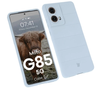Etui Bizon Tur do Motorola Moto G85 5G Light Blue