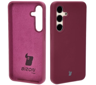Bizon Silikonowe Soft do Galaxy S24 Ciemno-fioletowy