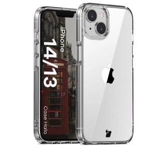 Etui Bizon Halo do iPhone 14 / 13 Przezroczyste