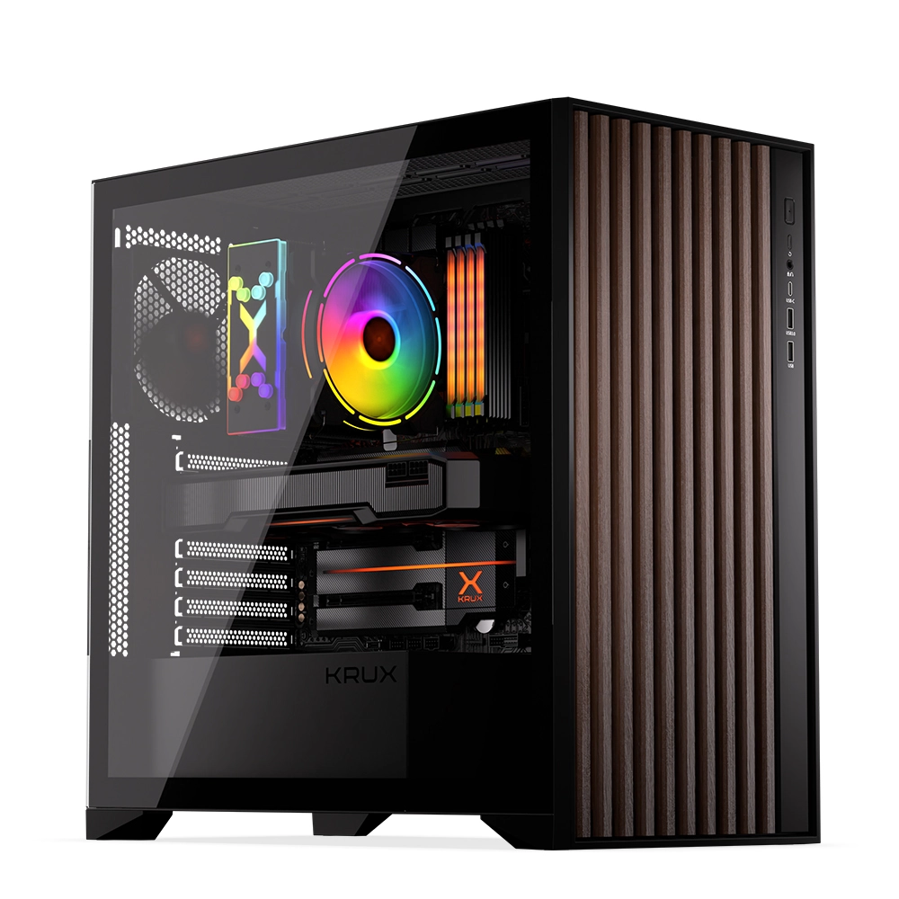 Obudowa Krux Palum Czarno-brązowy