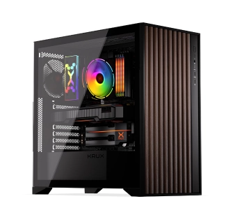 Obudowa Krux Palum Czarno-brązowy