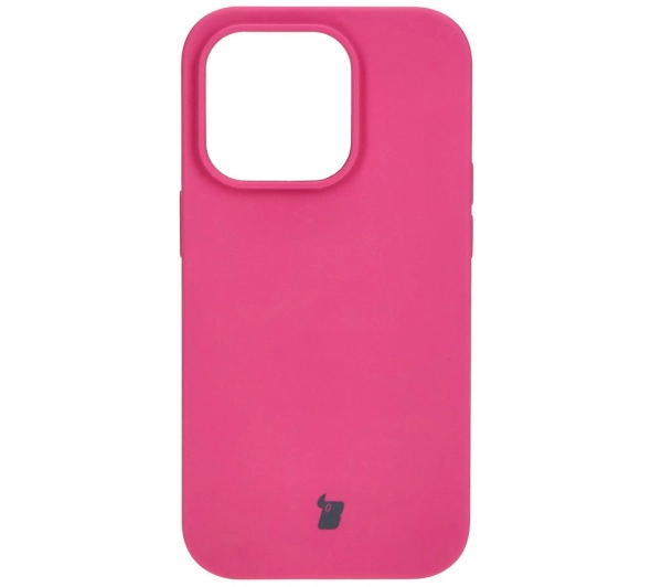 Bizon Silikonowe Soft do iPhone 14 Pro Fuksja