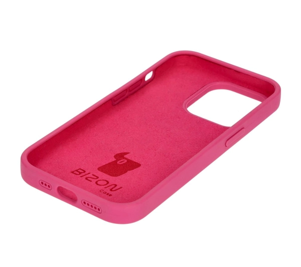 Bizon Silikonowe Soft do iPhone 14 Pro Fuksja