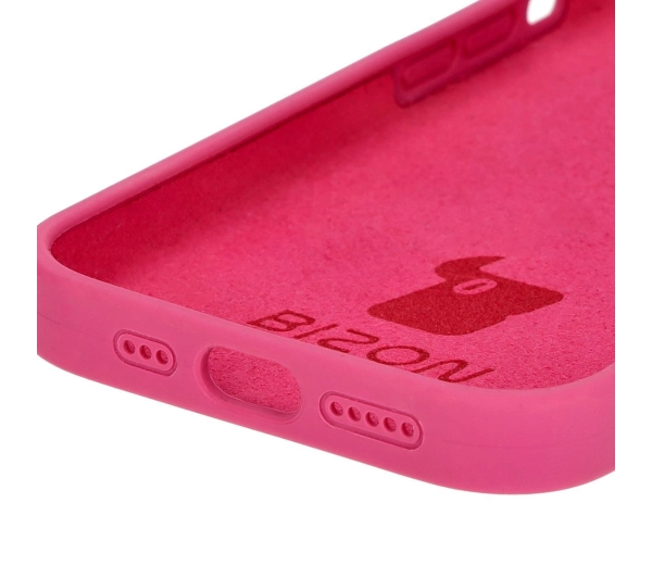 Bizon Silikonowe Soft do iPhone 14 Pro Fuksja