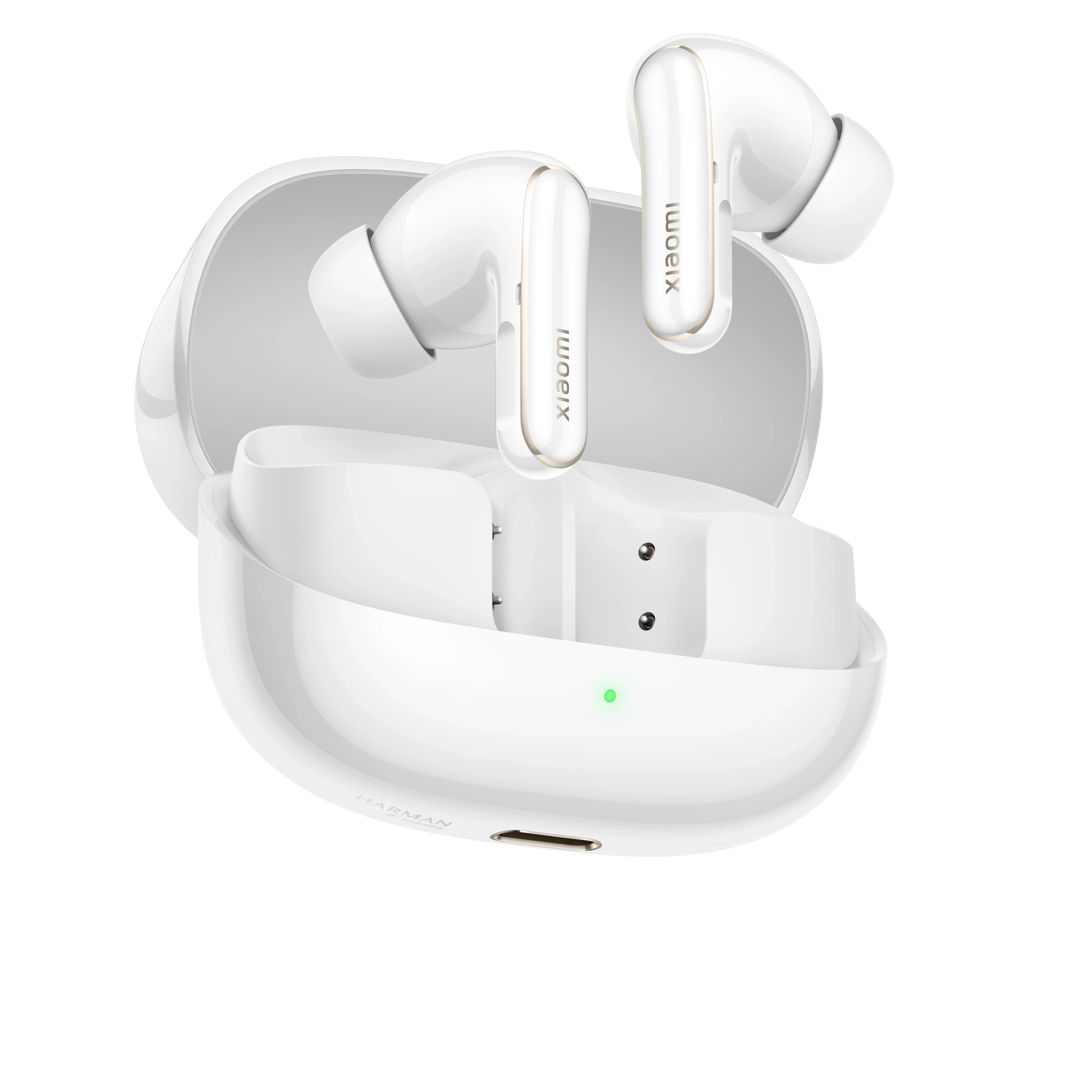 Słuchawki bezprzewodowe Xiaomi Buds 5 Pro Dokanałowe Bluetooth 5.4 Funkcje AI Biały
