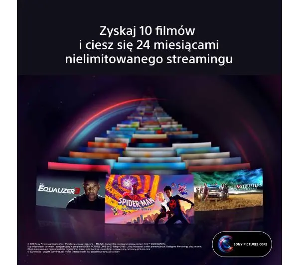 Sony BRAVIA 9 K-65XR90 65" QLED 4K Mini LED 120Hz Google TV Dolby Vision Dolby Atmos HDMI 2.1 DVB-T2 - Kup na Raty - RRSO 0%