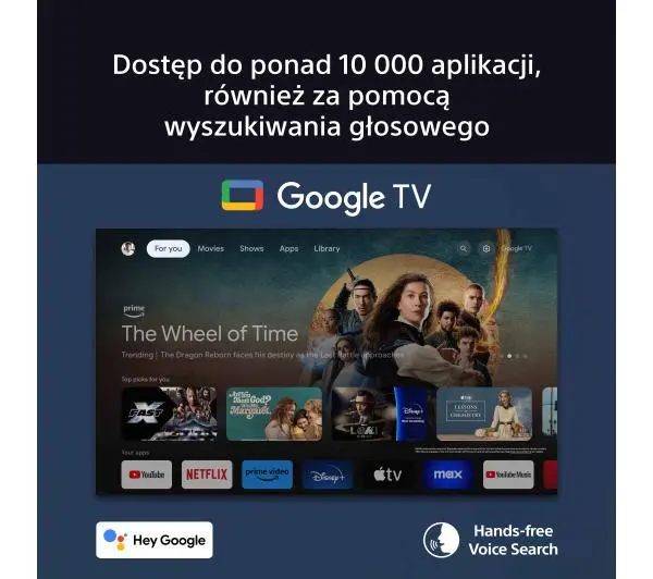 Sony BRAVIA 9 K-65XR90 65" QLED 4K Mini LED 120Hz Google TV Dolby Vision Dolby Atmos HDMI 2.1 DVB-T2 - Kup na Raty - RRSO 0%