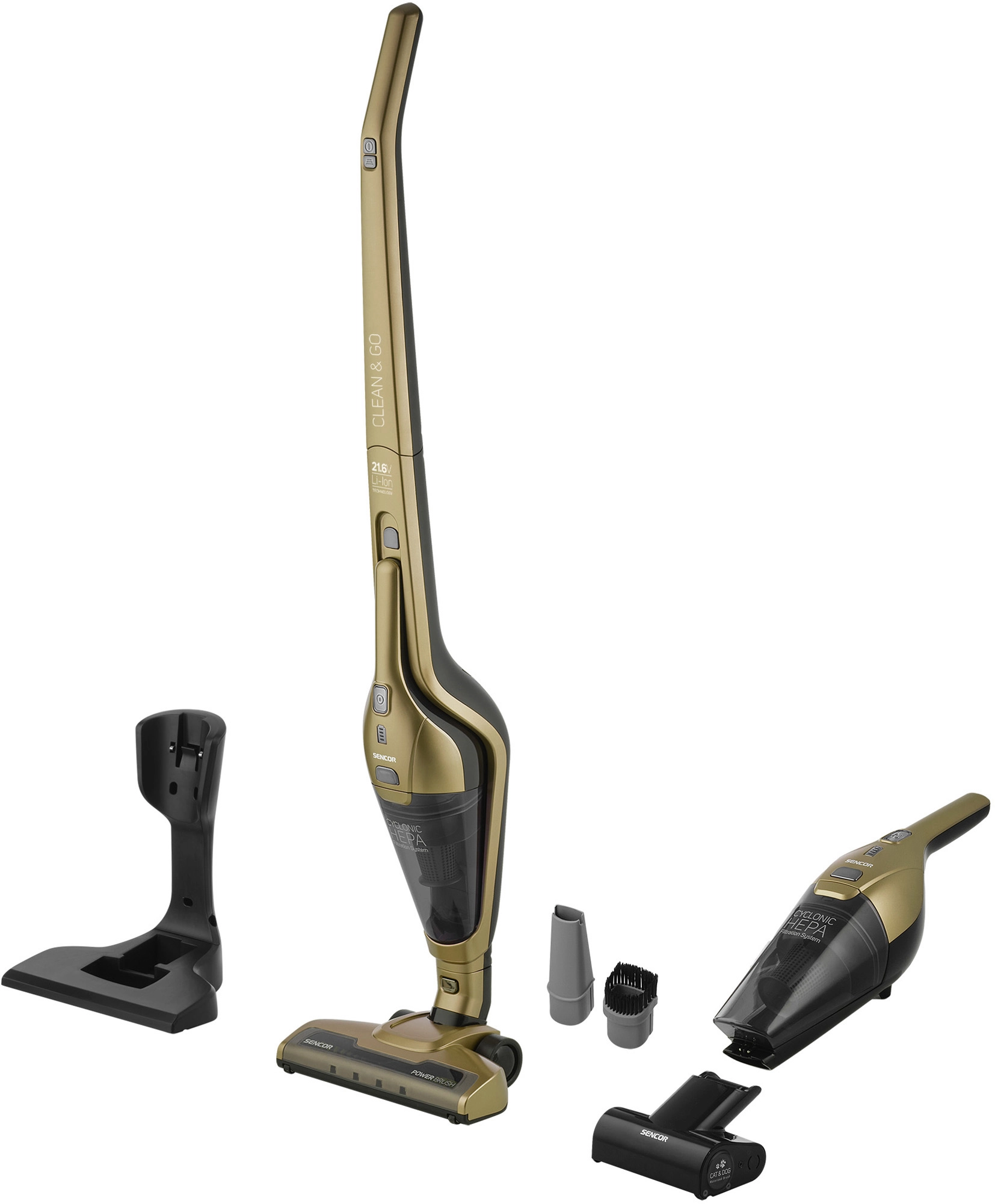 фото Вертикальний + ручний пилосос (3в1) Sencor SVC 0607CH
