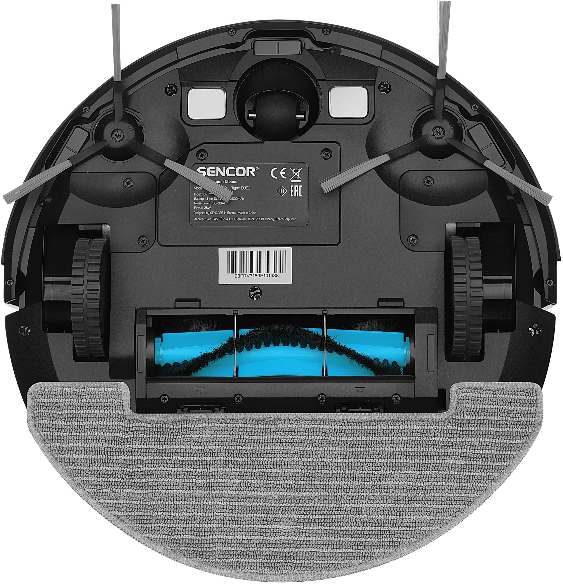 фото Робот-пилосос з вологим прибиранням Sencor SRV 3160TQ