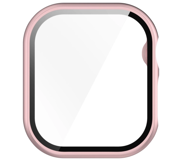 Bizon ze szkłem do Apple Watch 10 42mm Jasno-różowy