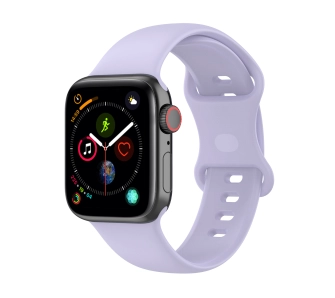 Pasek Bizon Strap Watch Silicone S do Apple Watch 44/45/46/49mm Jasno-Fioletowy