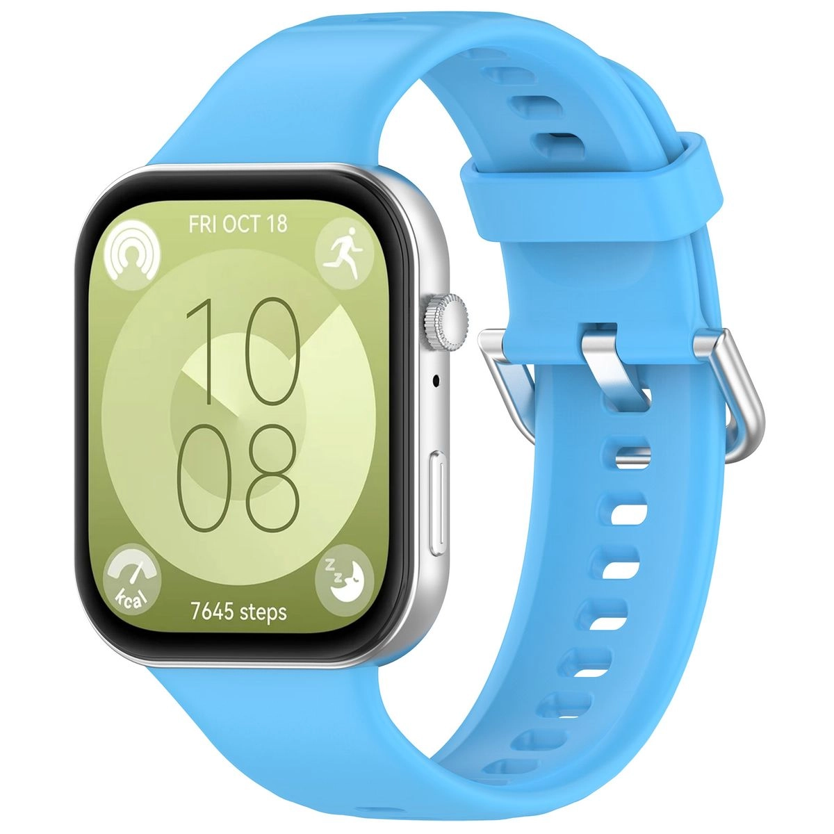 Pasek Bizon Strap Watch Silicone Pro SR do Huawei Watch Fit 3 Błękitny