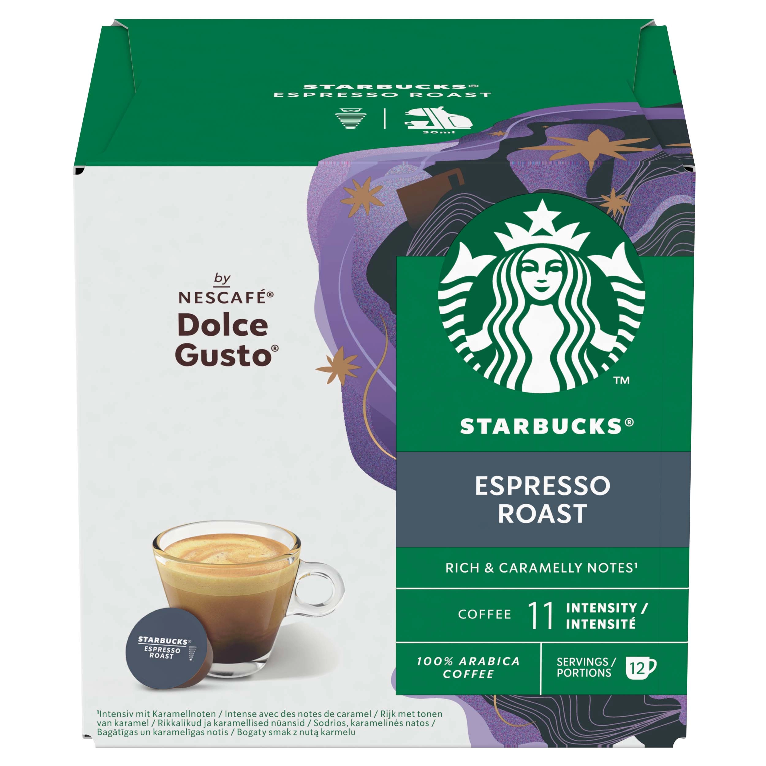 Kapsułki Starbucks Nescafe Dolce Gusto Espresso Roast 60szt.