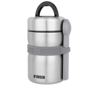 NOVEEN Termos obiadowy TB961 2000 ml Srebrny-Zdjęcie-0