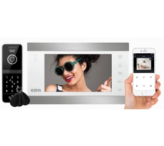 Wideodomofon Eura-Tech Eura VDP-00C5 Biały