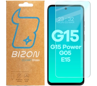 Szkło hartowane Bizon Clear 2 do Motorola Moto G15/G15 Power/G05/E15