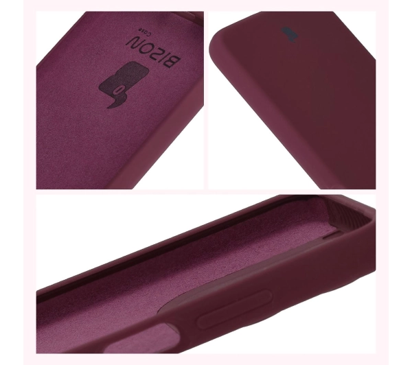 Bizon Silikonowe Soft do Motorola Moto G15/G15 Power Ciemno-fioletowy