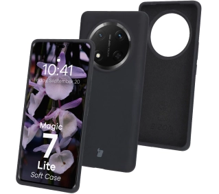 Bizon Silikonowe Soft do Honor Magic7 Lite Czarny