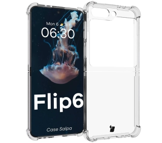 Bizon Elastyczne Salpa do Galaxy Z Flip6 Przezroczysty