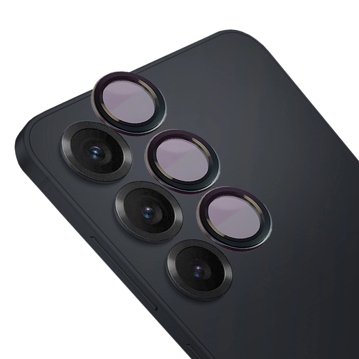 Szkło hartowane Bizon na aparat z aplikatorem Snap Lens do Galaxy S25