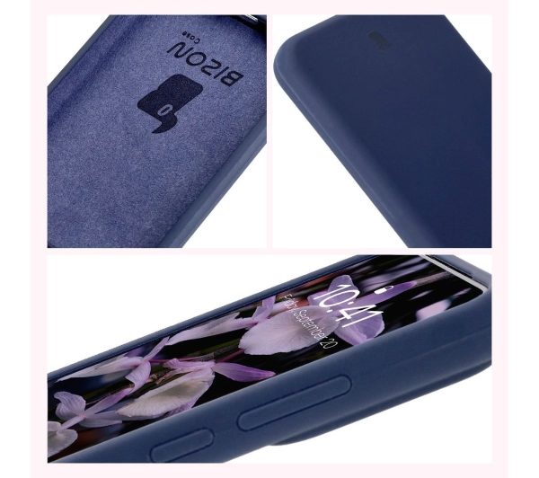 Bizon Silikonowe Soft do Xiaomi 15 Ciemno-niebieski