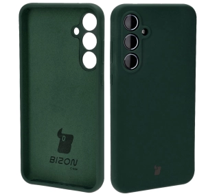 Bizon Silikonowe Soft do Galaxy A35 5G Ciemnozielony