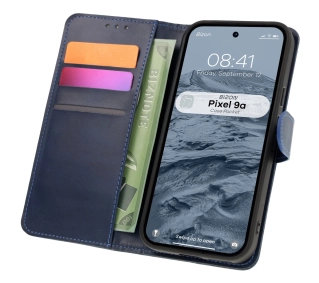 Bizon z klapką Pocket do Google Pixel 9a Granatowy