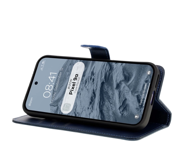 Bizon z klapką Pocket do Google Pixel 9a Granatowy