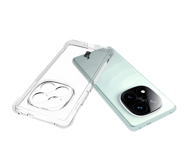 Bizon Elastyczne Salpa do Xiaomi Redmi Note 14 Pro+ 5G Przezroczysty